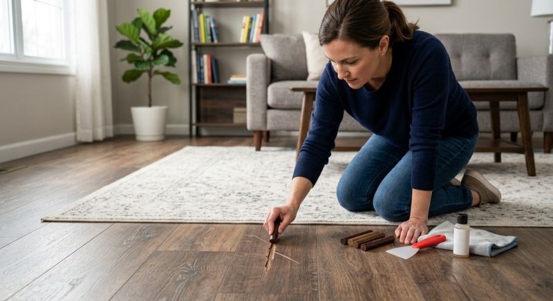 Laminate Floor Scratch Repair in Denver County, CO