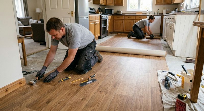 Linoleum Flooring Replacement in Denver County, CO