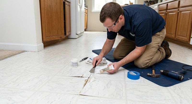 Linoleum Tile Repair in Denver County, CO