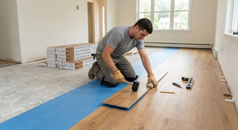 Luxury Vinyl Tile Installation in Parker, CO