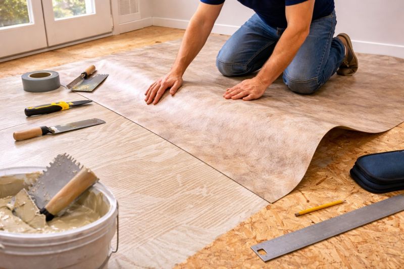 Sheet Vinyl Installation in Wheat Ridge, CO