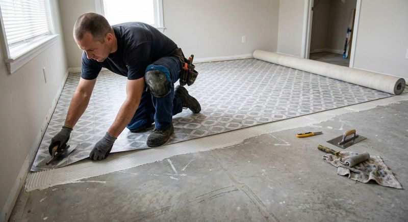 Sheet Vinyl Installation in Wheat Ridge, CO