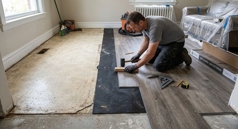 Vinyl Floor Remodeling in Denver County, CO